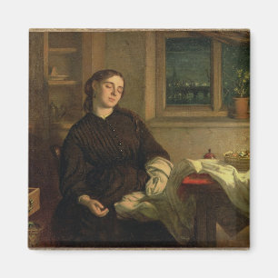 Imán Sueños caseros, 1869 (aceite en la lona colocada