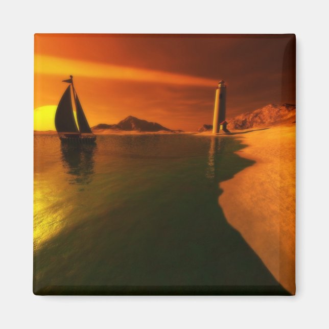 Imán Sueños de atardecer (Frente)