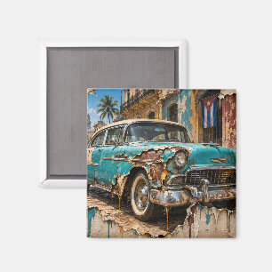 Imán Sueños de La Habana, cromo oxidado
