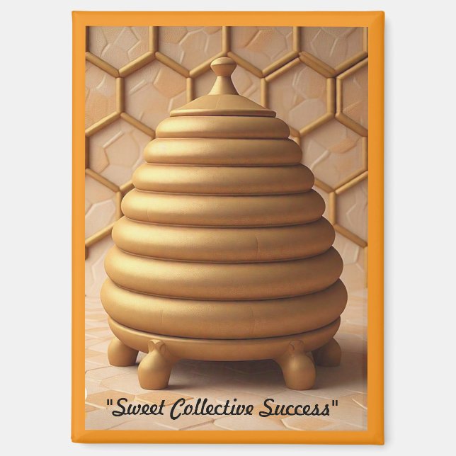 Imán "Sueños de oro de Beehive" (Anverso)