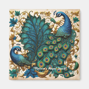 Imán "Sueños de Plumas Doradas"