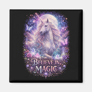 Imán Sueños de Unicornio a la Luz de la Luna