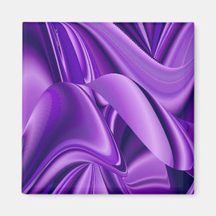 Imán Sueños del arcoiris de flores moradas