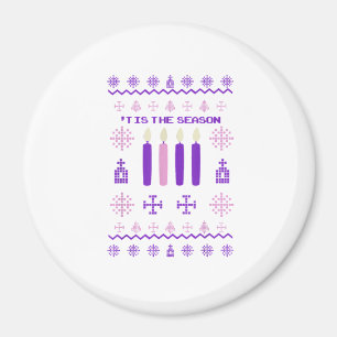 Imán Suéter de la Temporada Navideña Navidad Xmas Catól