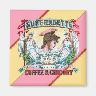 Imán Suffragette Coffee & Chicory