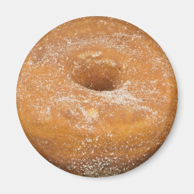 Imán Sugar Donut Food Dessert Magnet (Frente)
