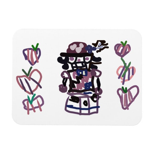 Imán Sugar plum nutcracker (Horizontal)