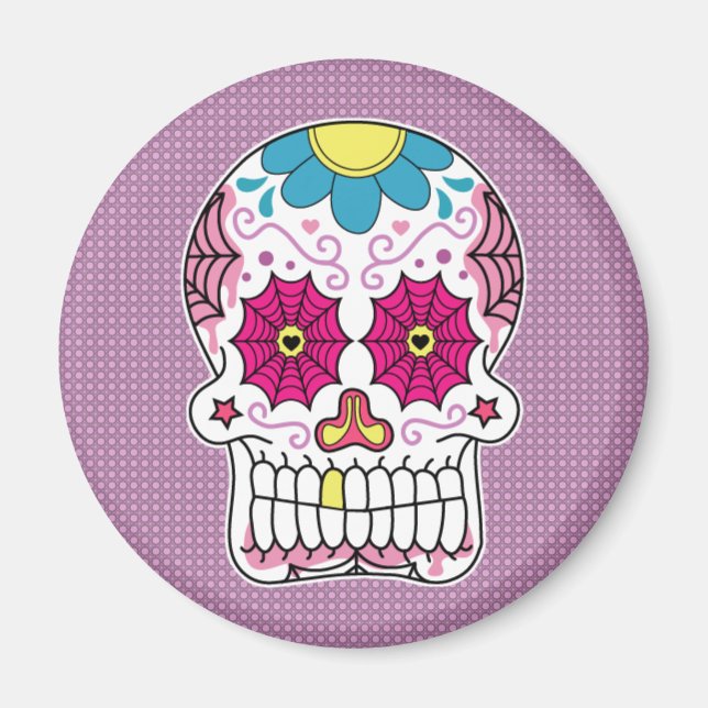 Imán Sugar Skull (Frente)