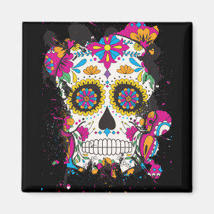 Imán Sugar skull dia de los muertos