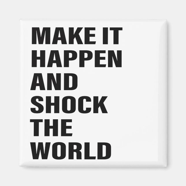 Imán Sugerencias de vida para el éxito de la cita de ar (Frente)