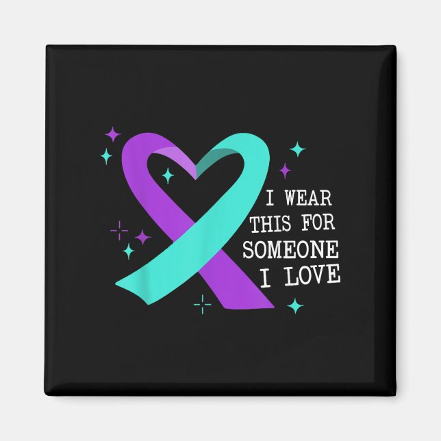 Imán Suicide Awareness Suicide Prevention Suprt Survivo (Frente)