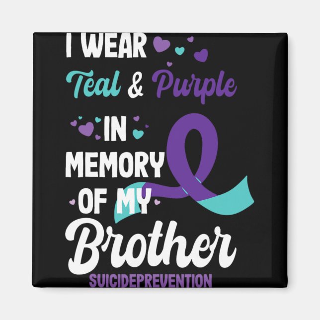 Imán Suicide Prevention Awareness In Memory Of Brother  (Frente)