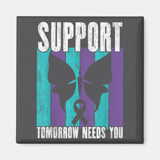 Imán Suicide Prevention Suprt Tomorrow _ I For Suprters (Frente)