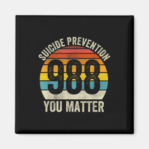 Imán Suicidio de Vintage 788 Prevención del Suicidio de