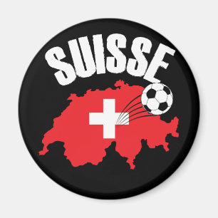 Imán Suisse Suiza Map Soccer