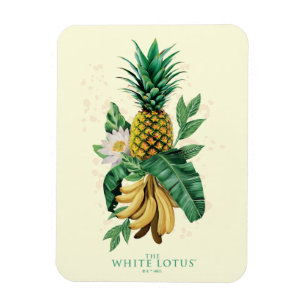 Imán Suite de piña en el Lotus blanco
