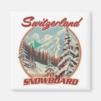 Imán Suiza a Snowboard