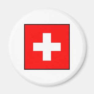 Imán Suiza - bandera suiza