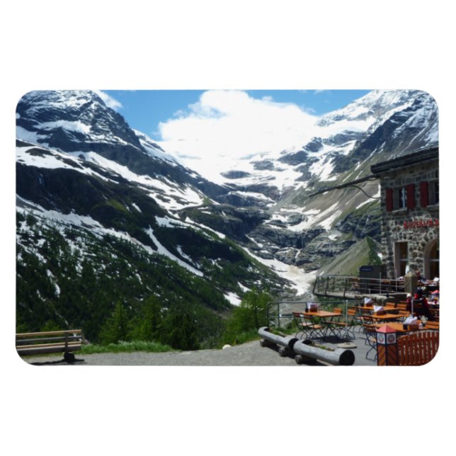 Imán Suiza Bernina Pass Magnet (Horizontal)