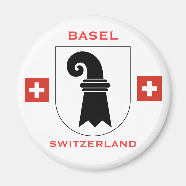IMÁN SUIZA - IMPORTE DE BASEL (Frente)
