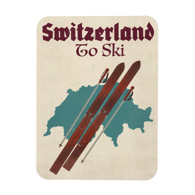 Imán Suiza Para Esquiar (Vertical)