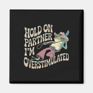 Imán Sujeto a la rana de vaca de pareja estoy excesivam