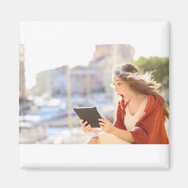 Imán Suministros de Fiesta de fotografía de graduación, (Frente)