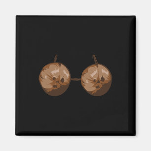 Imán Summer Coconut Bra Halloween Disfraces Diversión G