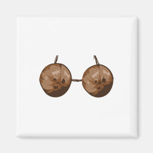 Imán Summer Coconut Bra Halloween Disfraces Diversión G