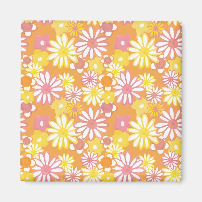 Imán Summer Daisies Magnet (Frente)