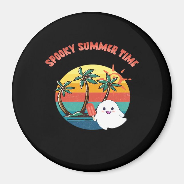 Imán Summerween Vibes - Spooky Summer Time Classic (Frente)