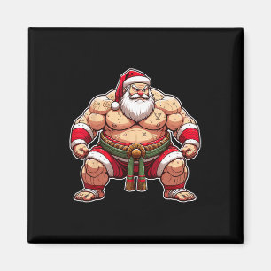 Imán Sumo Santa Luchador Japonés Japón Navidad Fría Nav
