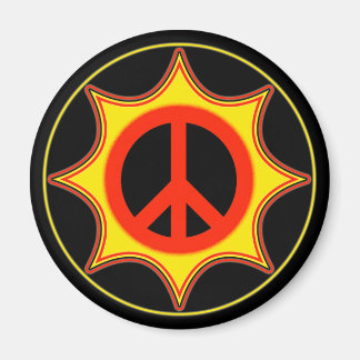 IMÁN SUN PEACE SIGN