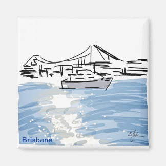 Imán Sun Rays On The River Magnet