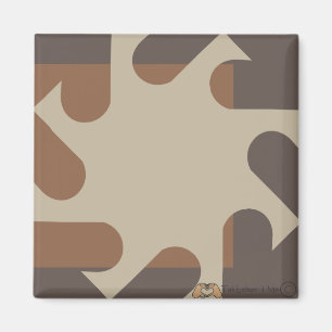 Imán Sun Sponap beige Magnet 1