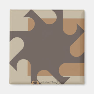 Imán Sun Sponap beige Magnet 2