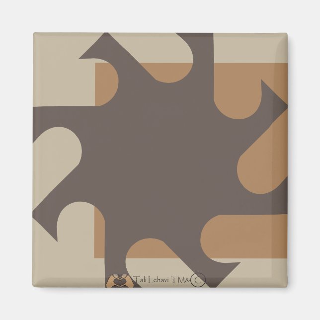 Imán Sun Sponap beige Magnet 2 (Frente)