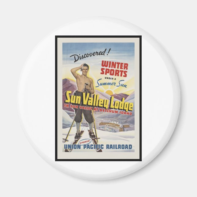 Imán Sun Valley Lodge Idaho (Frente)