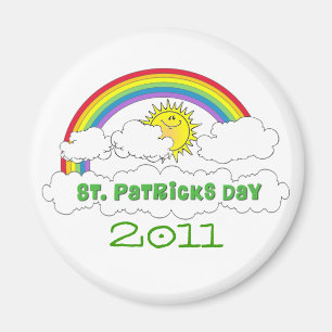 Imán Sun y día felices de Patricks del santo del arco