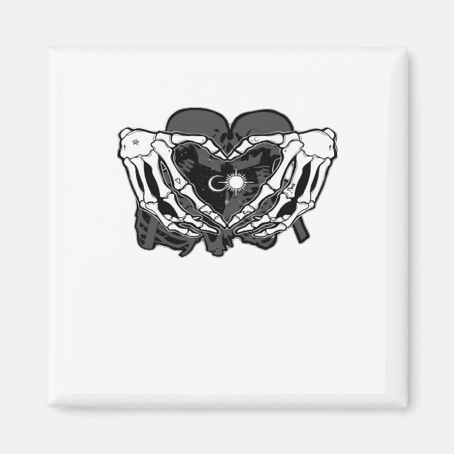 Imán Sunand~1 - Manos Skeleton Heart (Frente)
