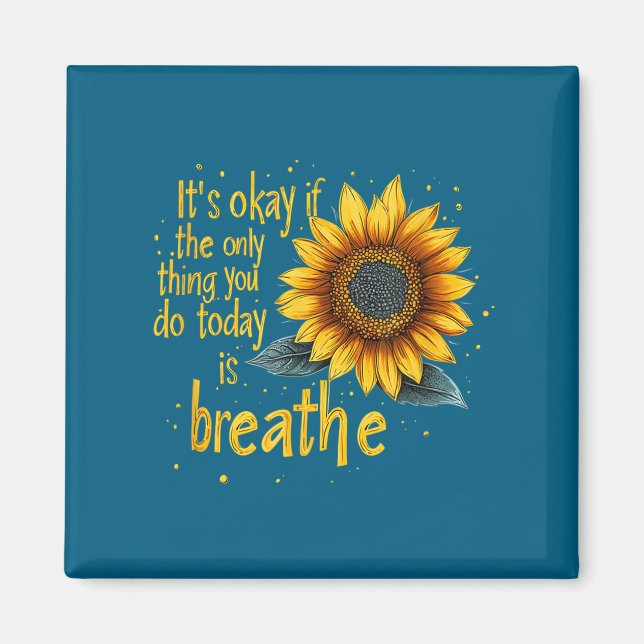 Imán Sunflower Suicide Awareness  (Frente)