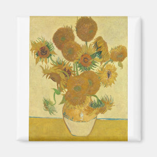 Imán Sunflowers 1888 by Vincent van Gogh
