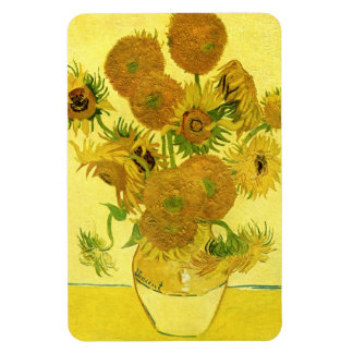 Imán Sunflowers en un Bella Artes Vase Van Gogh