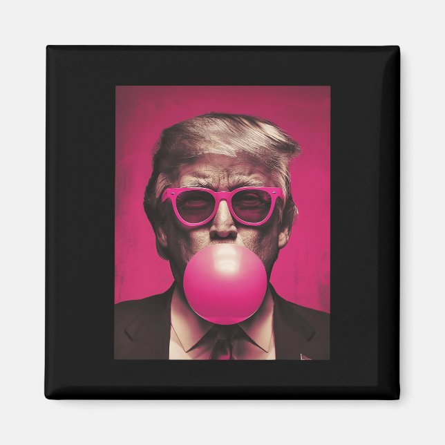 Imán Sungles Trump Bubble Gum (Frente)
