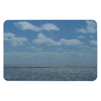Imán Sunny Caribbean Sea Blue Ocean