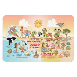 Imán Sunny Southern California Magnet