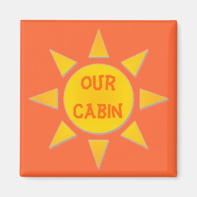 Imán Sunny Stateroom Door Marker Magnet (Frente)
