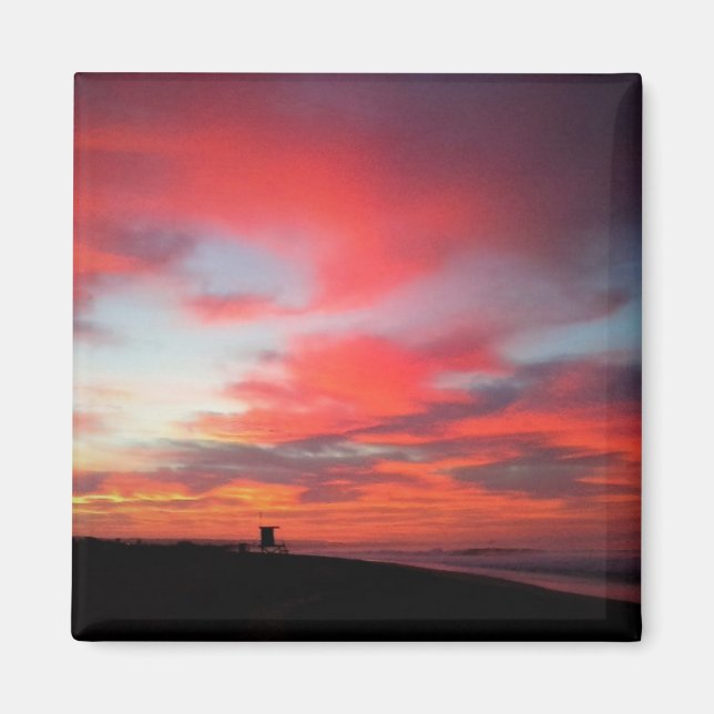 Imán Sunrise at Newport Beach, California (Frente)