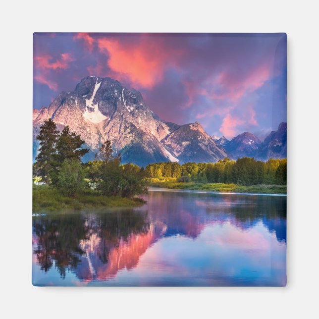 Imán Sunrise at Oxbow Bend (Frente)
