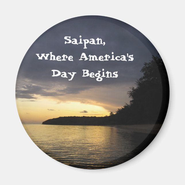 Imán Sunrise At Pau Pau Beach (Frente)